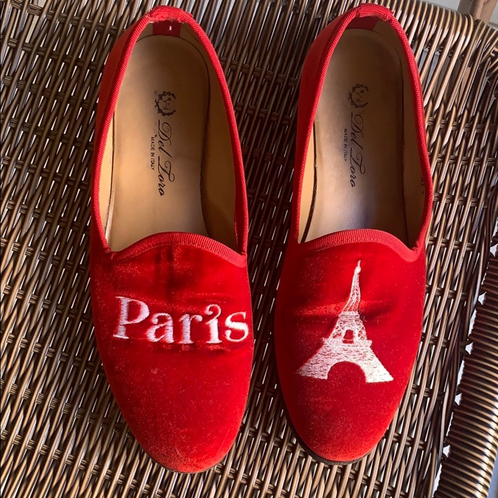 Del Toro Velvet Loafers Shoes